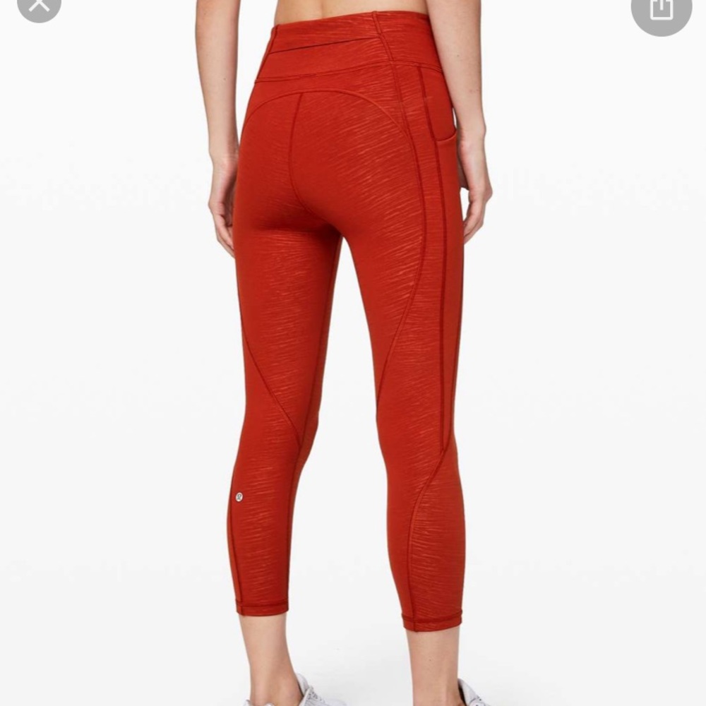 Lululemon time to sweat crops 23”